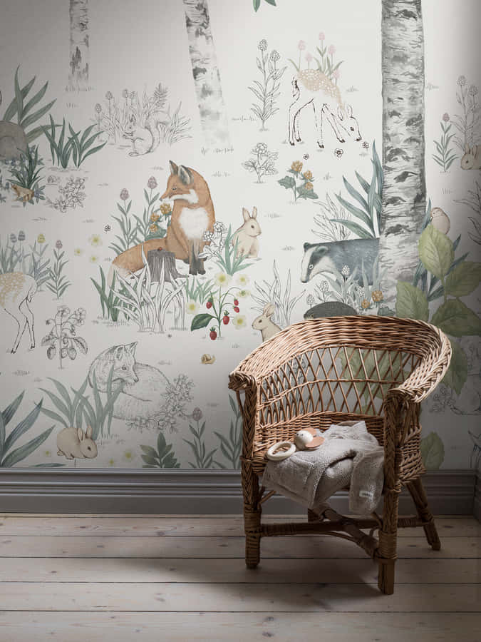 Immerse Yourself In A Magical Forest Wallpaper
