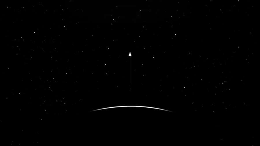 Immerse Yourself In The Grandeur Of Black Space Wallpaper