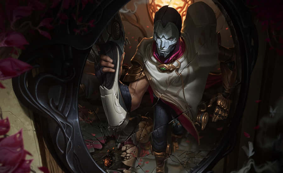 Immerse Yourself In The World Of League Of Legends With Dual Screens Wallpaper