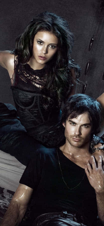 Immerse Yourself In The World Of Mystic Falls With Vampire Diaries Desktop Wallpaper