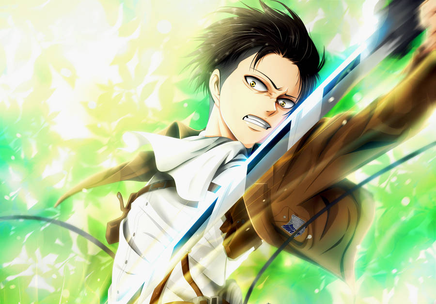 Impassioned Levi Aesthetic Wallpaper