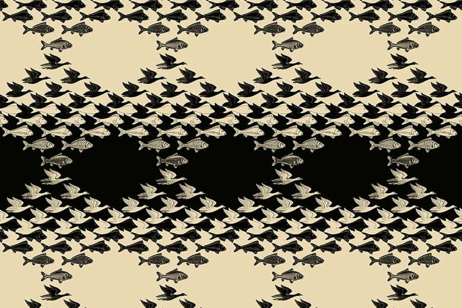 Impeccable Artistry Of M.c. Escher's Illusionary World Wallpaper