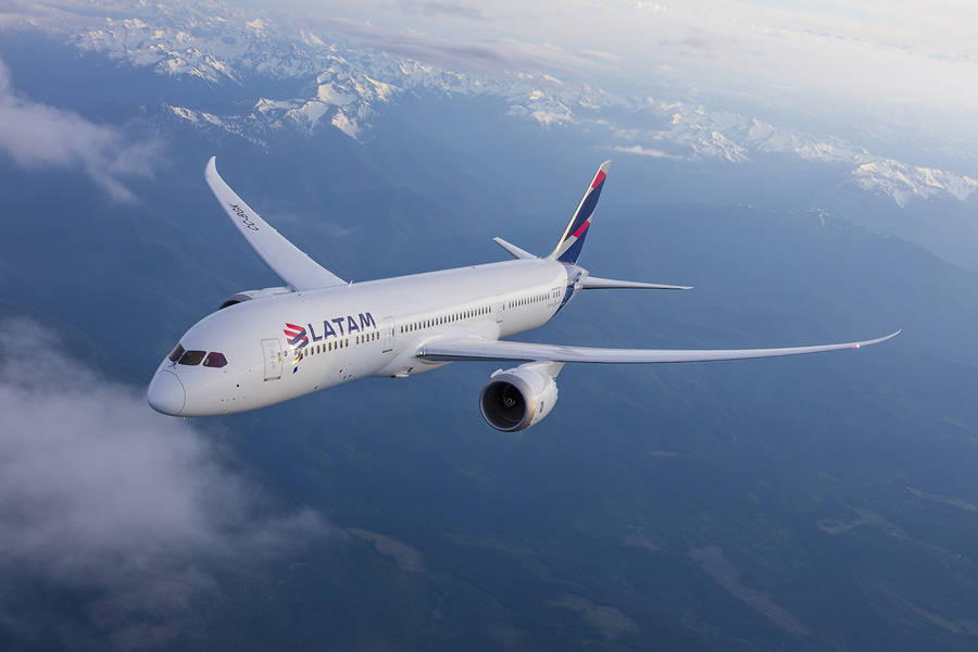 In-flight Latam Aviation Wallpaper