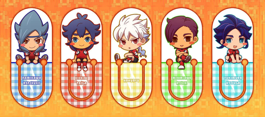 Inazuma_ Eleven_ Chibi_ Characters Wallpaper