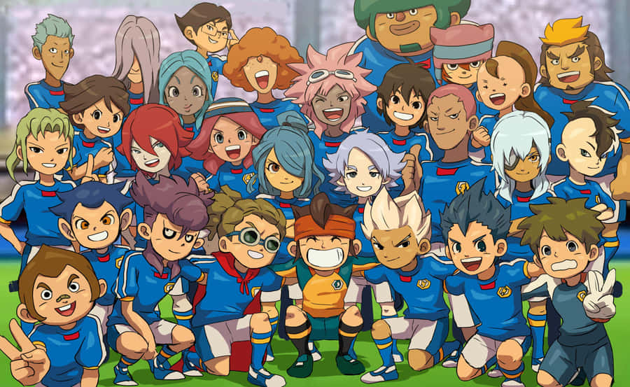 Inazuma Eleven Team Group Shot Wallpaper