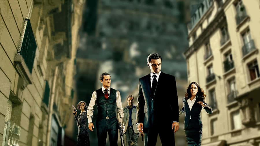 Inception Movie Cast Walking Wallpaper