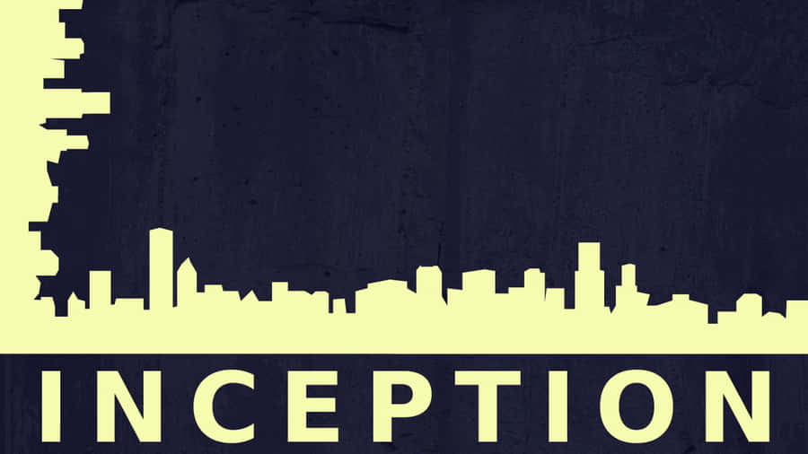 Inception Movie Title Graphic Wallpaper