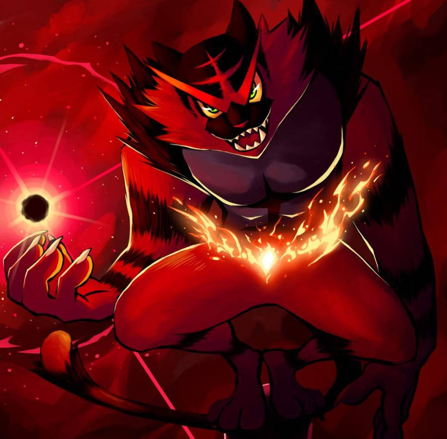 Incineroar Attack Wallpaper