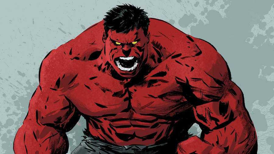 Incredible Hulk Red Wallpaper