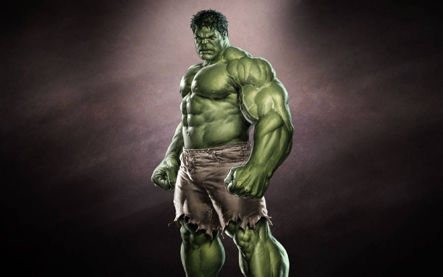 Incredible Hulk Sneering Wallpaper