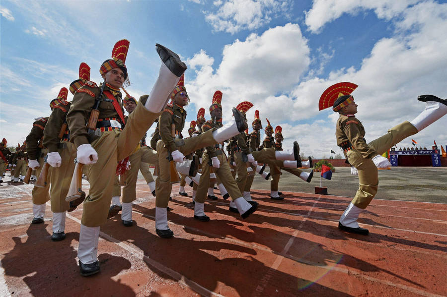 Indian Army Goose Step Wallpaper