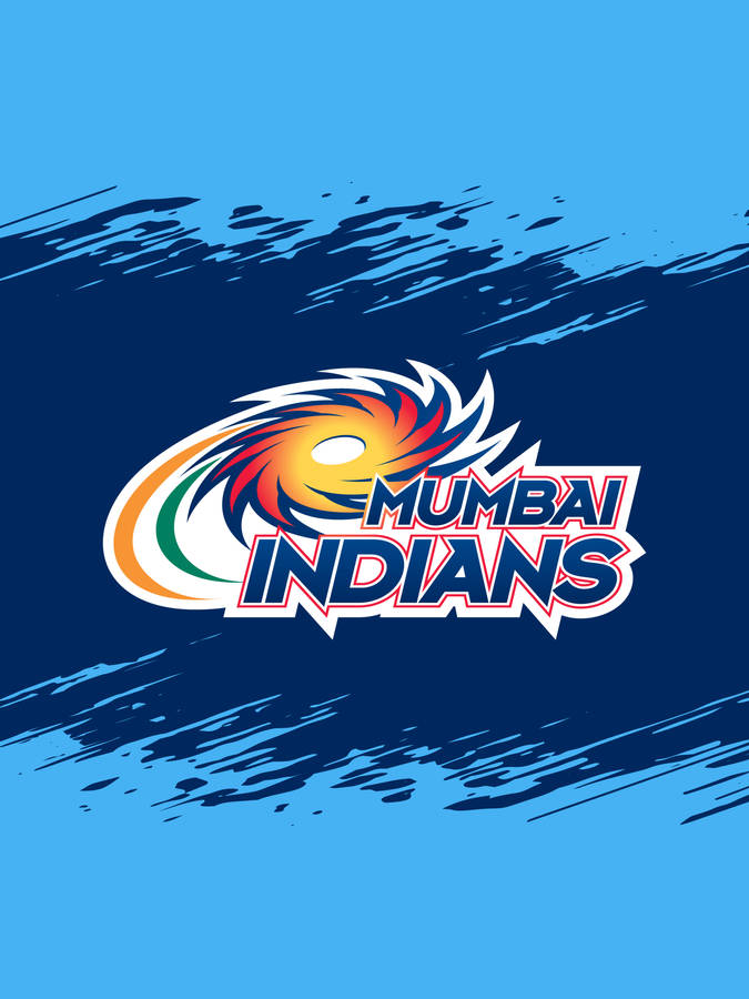 Indian Cricket Team's Logo In Vibrant Hues Wallpaper