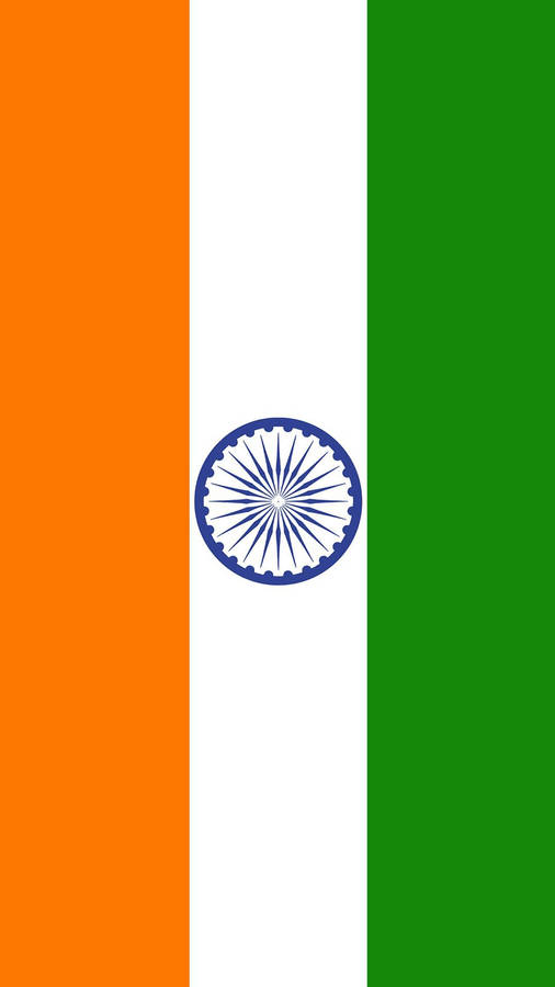 Indian Flag Mobile Vertical Pattern Wallpaper