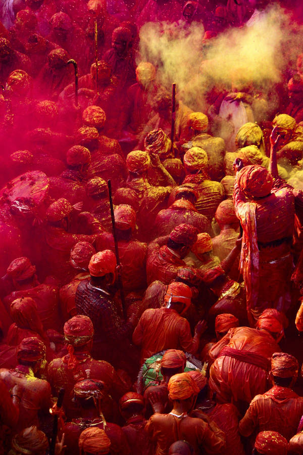 Indian Holi Festival Dyes Wallpaper