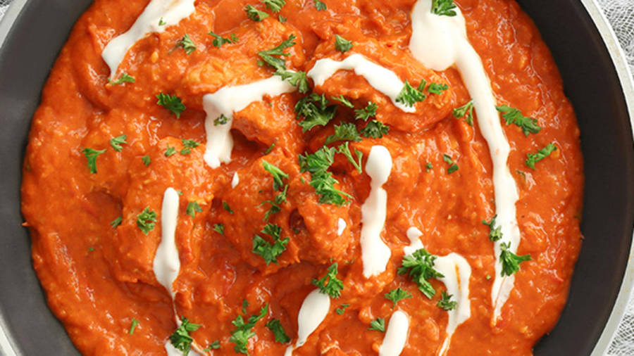 Indian Style Butter Chicken Wallpaper