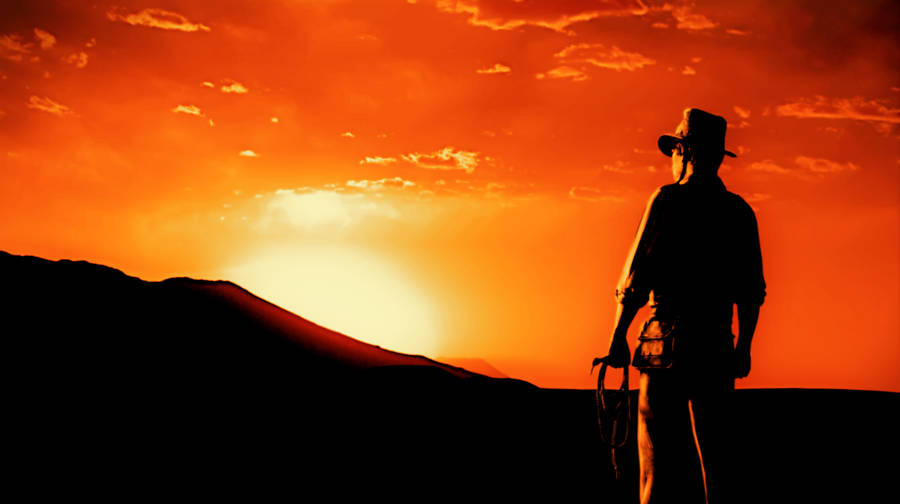 Indiana Jones Golden Sunset Wallpaper