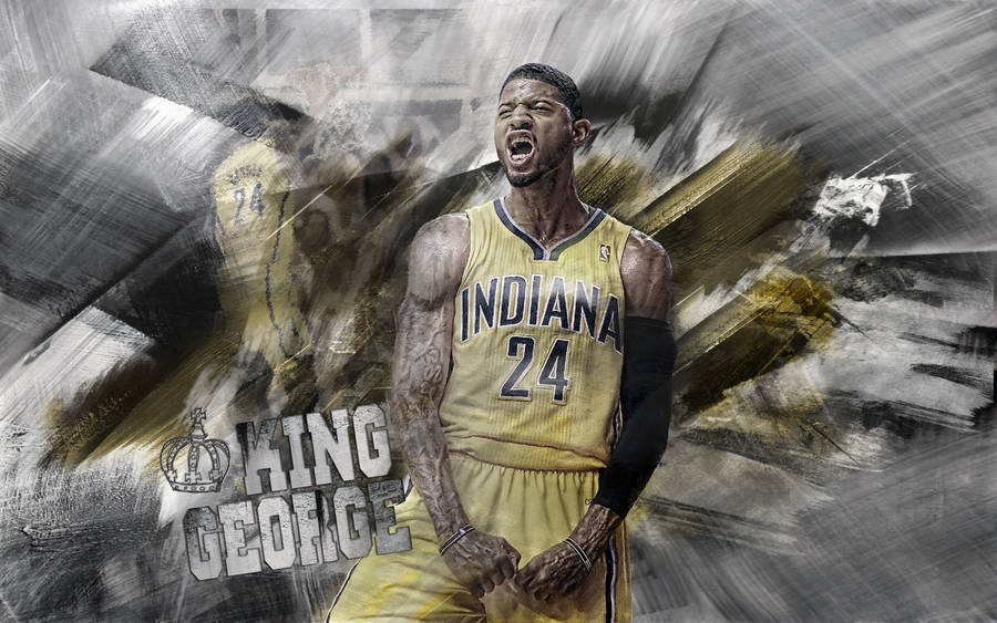 Indiana Pacers George Classic Jersey Wallpaper