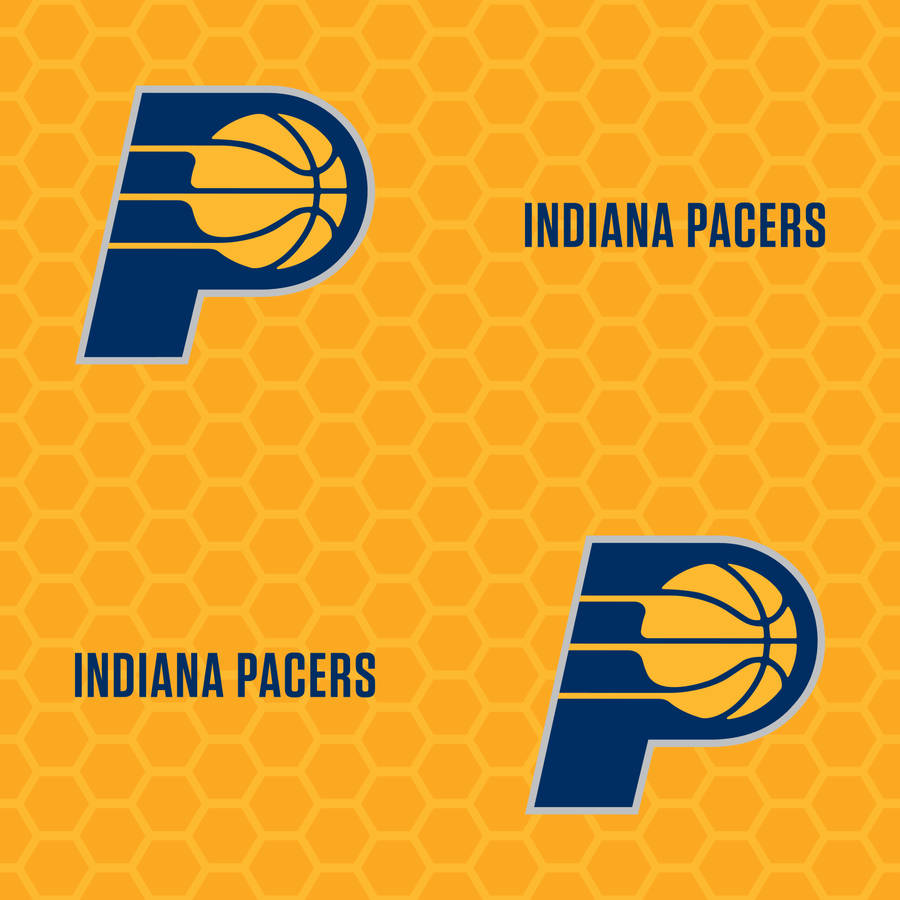 Indiana Pacers Hexagon Logo Wallpaper