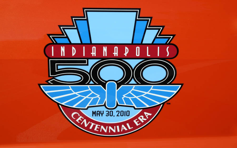 Indianapolis 500 Emblem In Red Wallpaper