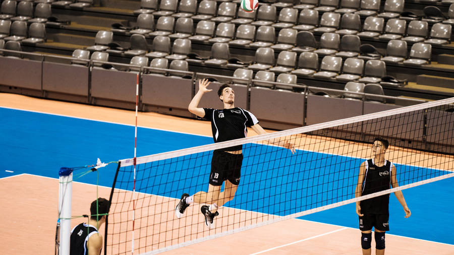 Indoor Volleyball Power Spike Wallpaper