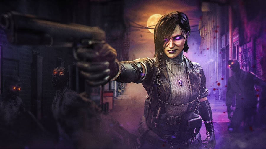 Infected Samantha Maxis Wallpaper