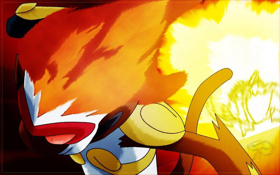 Infernape Explosion Wallpaper