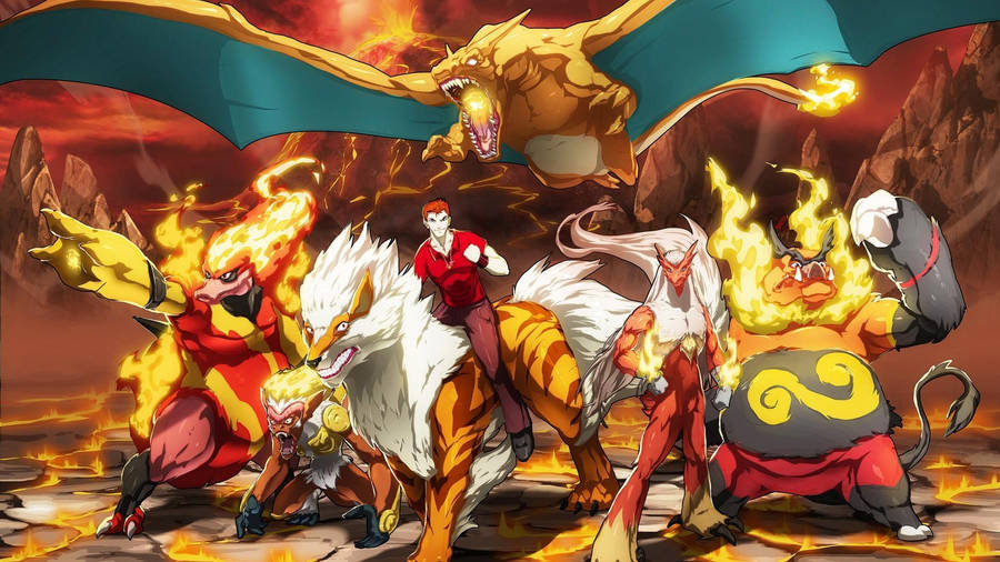 Infernape Fire Type Species Wallpaper