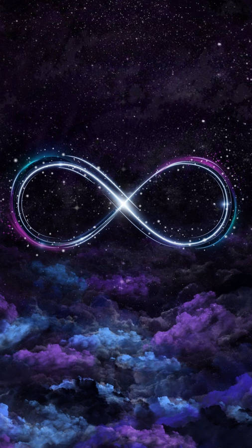 Infinity Sign In Cute Galaxy Wallpaper