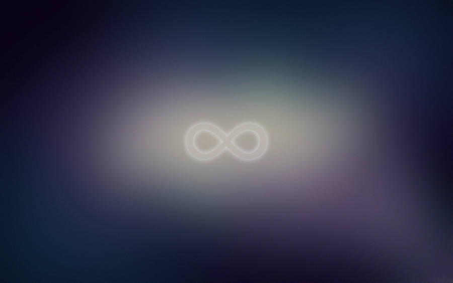 Infinity Symbol Blurry Wallpaper