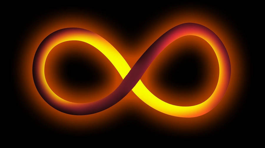 Infinity Symbol Glowing Wallpaper