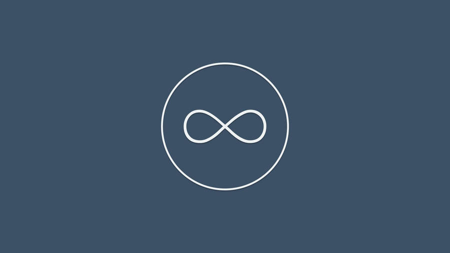 Infinity Symbol Outline Wallpaper