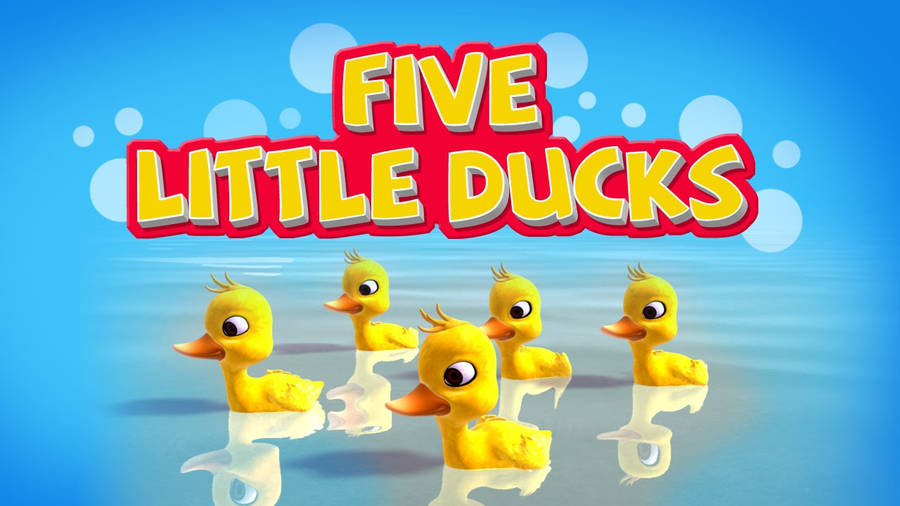 Infobells Five Little Ducks Wallpaper