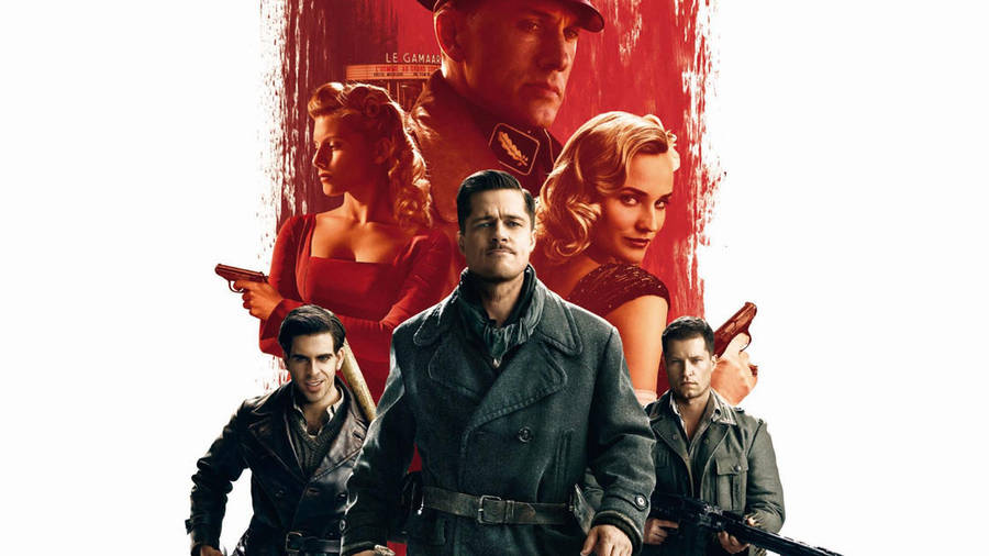 Inglourious Basterds Bloodstain Pattern Wallpaper