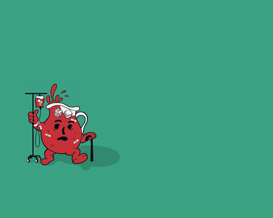 Injured Kool Aid Man Wallpaper