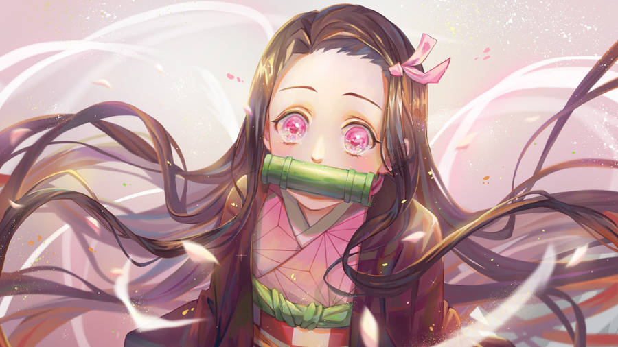 Innocent Nezuko Aesthetic Wallpaper