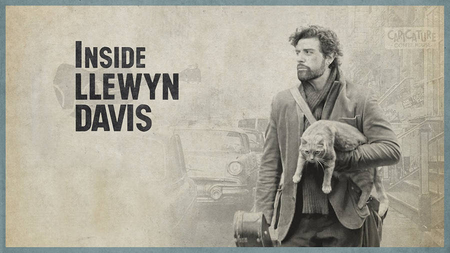 Inside Llewyn Davis Greyscale Poster Wallpaper
