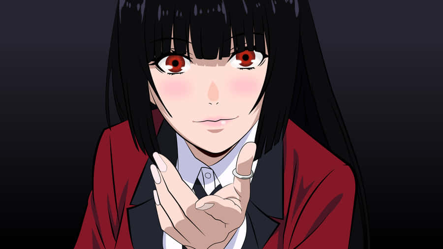 Intense Anime Girl Red Eyes Wallpaper