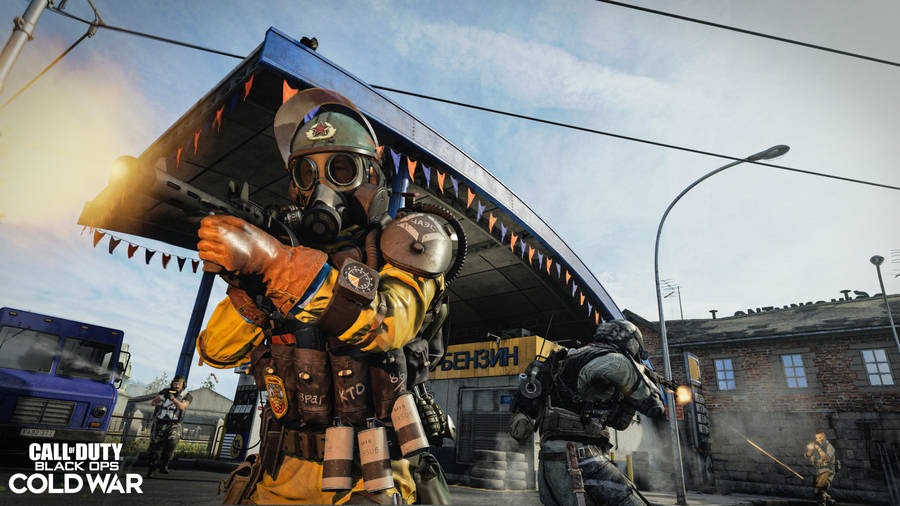Intense Battle In Call Of Duty: Black Ops Cold War Wallpaper