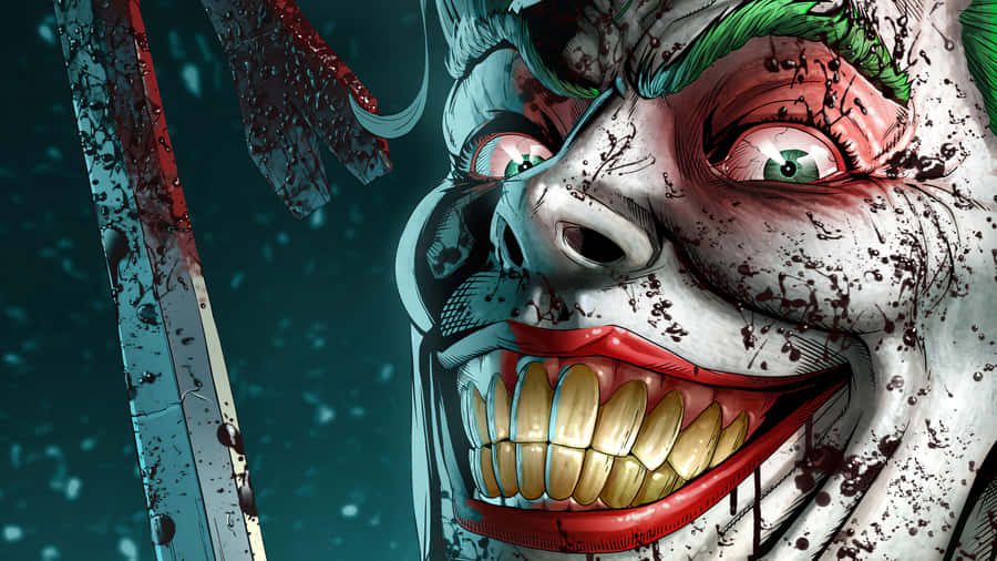 Intense Creepy Dangerous Joker Animation Wallpaper