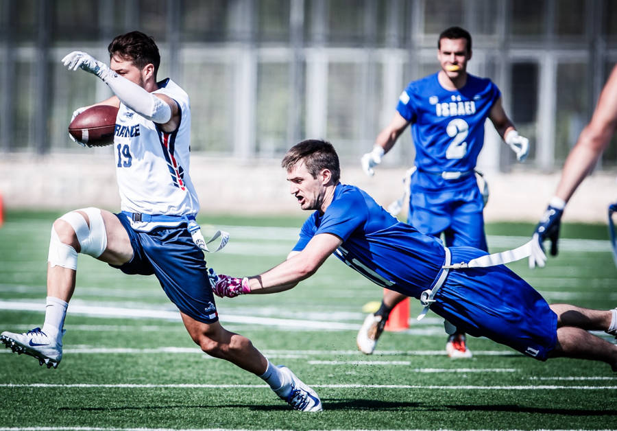 Intense Moment From The 2022 World Games Flag Football Wallpaper