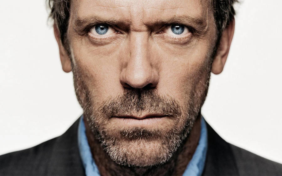 Intense Portrait Of Dr. House From House Md Wallpaper