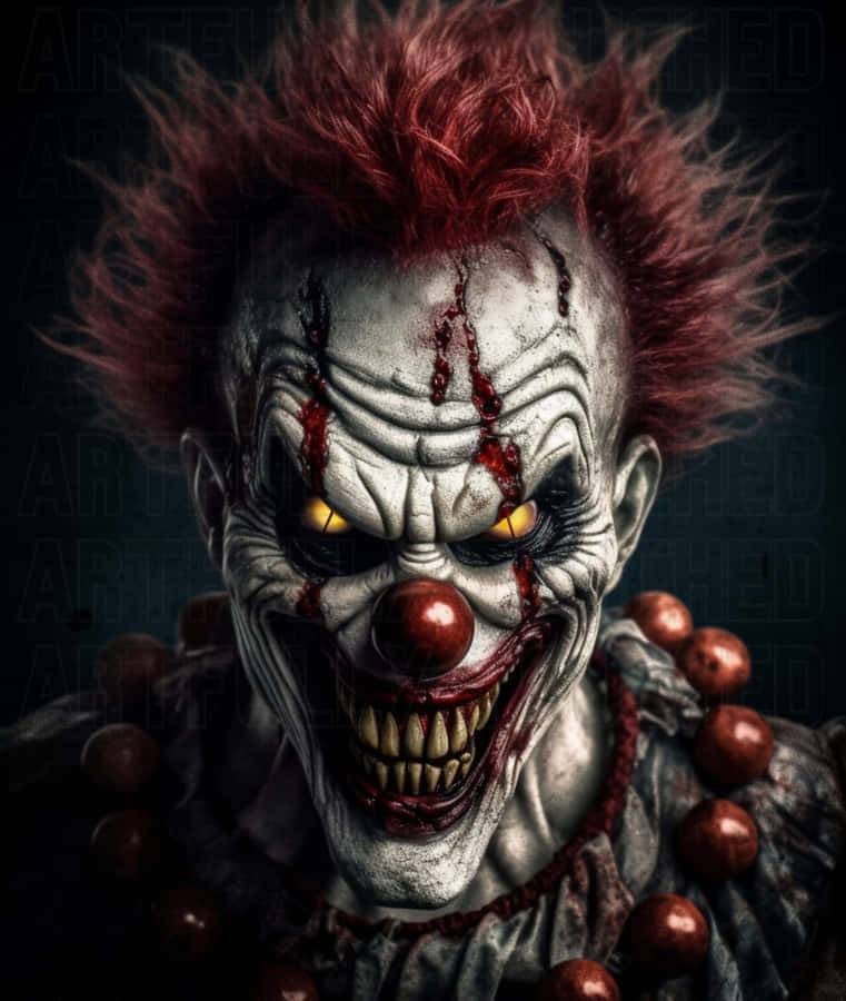 Intense_ Scary_ Clown_ Portrait.jpg Wallpaper