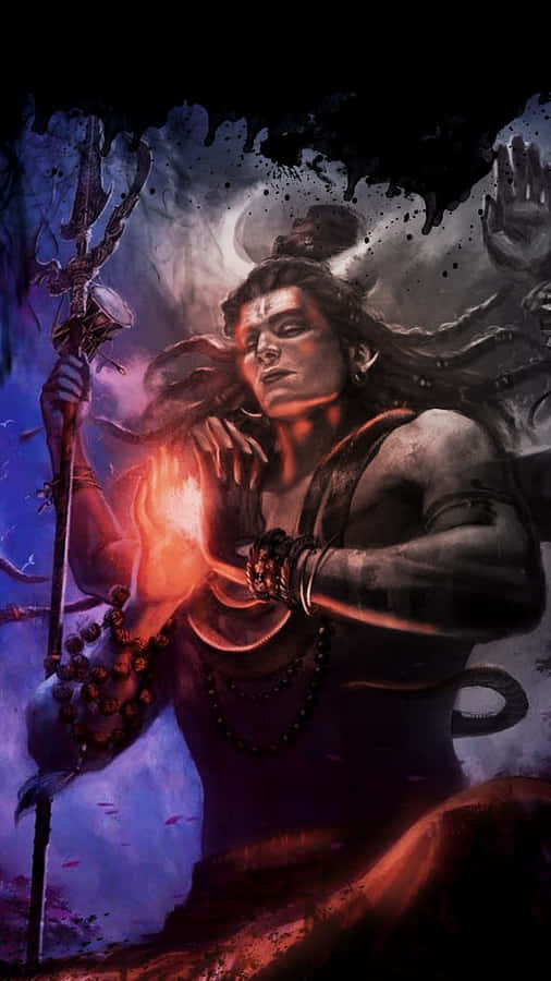 Intense_ Shiva_ Artwork Wallpaper