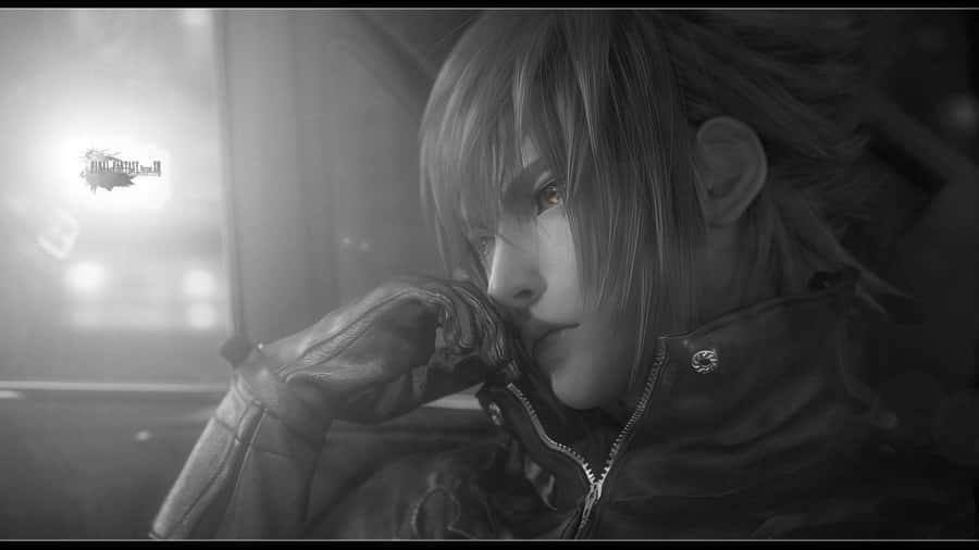 Intense Stare Of Noctis Lucis Caelum Wallpaper