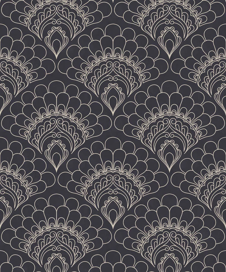 Intricate Boho Art Deco Pattern Wallpaper