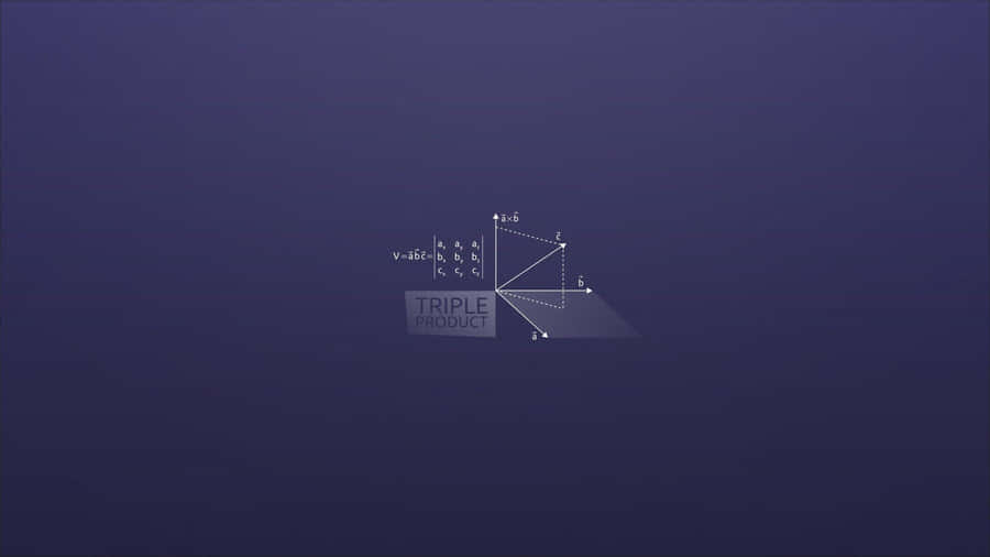 Intricate Interpretation Of Physics Vector Triple Product Wallpaper