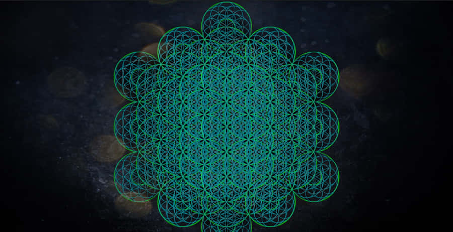 Intricate Sacred Geometry Design Wallpaper