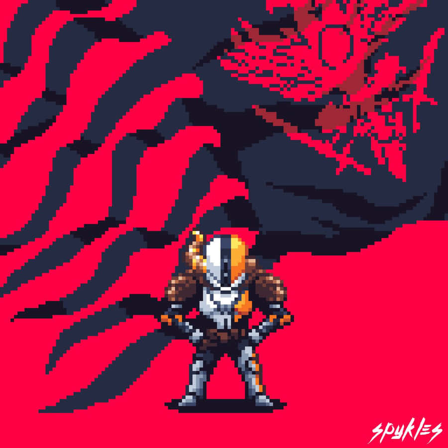 Intricately Designed Pixel Art Depicting The World Of Destiny Wallpaper