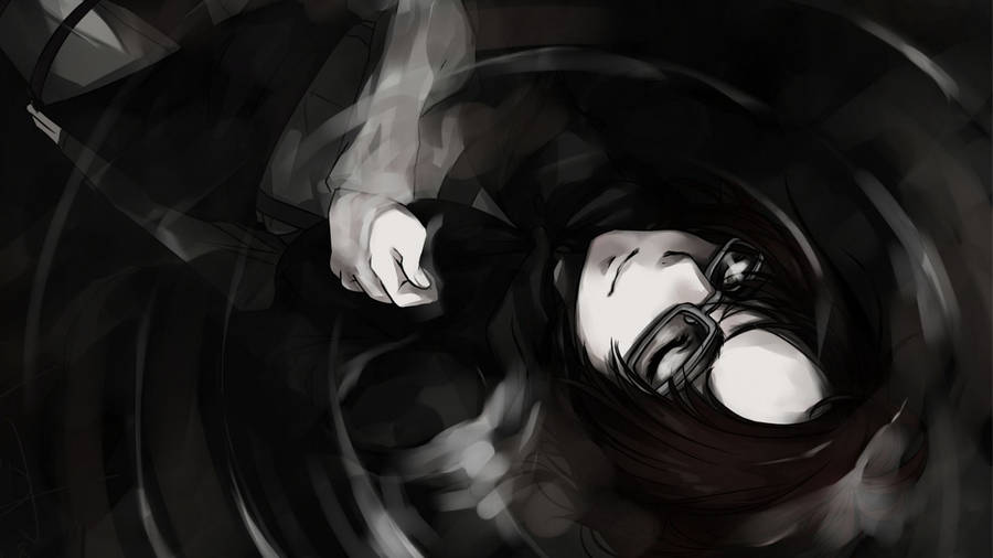 Intriguing Monochrome Hange Zoe Artwork Wallpaper