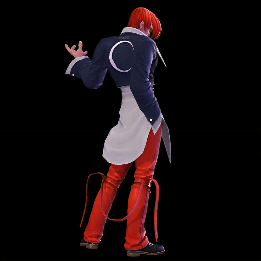 Iori Yagami, A Character From The Popular The King Of Fighters Video Game Series. Wallpaper